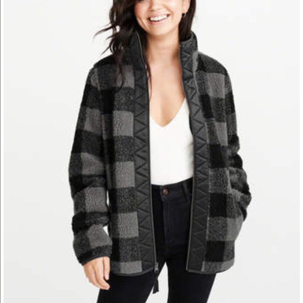 Abercrombie & Fitch sherpa jacket